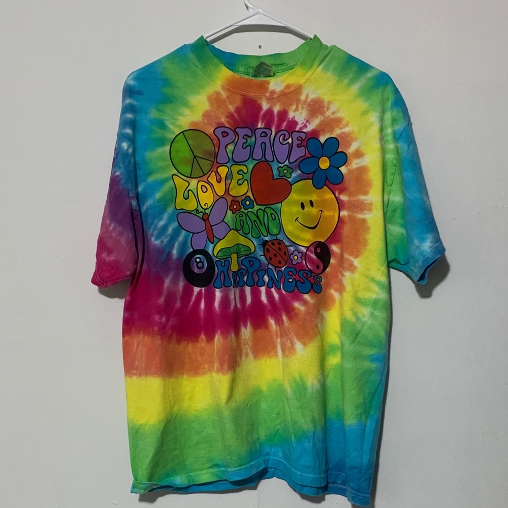 Port and Company Multicolor Tie-Dye Adult Tee NWOT